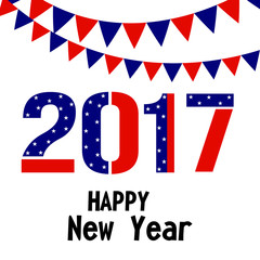 Obraz premium New Year 2017.