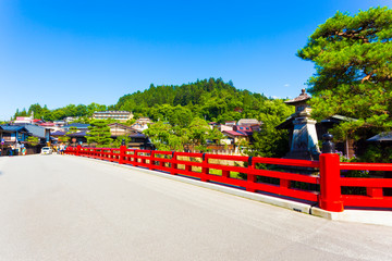 Takayama Naka-Bashi Bridge Old Town Entrance H