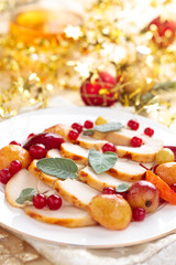 Chicken breast for holidays.