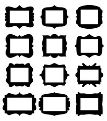 empty frame vector symbol icon design. Beautiful illustration is - obrazy, fototapety, plakaty