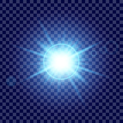 Creative concept Vector set of glow light effect stars bursts with sparkles isolated on black background. For illustration template art design, banner for Christmas celebrate, magic flash energy ray