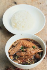 chicken stewed chinese food