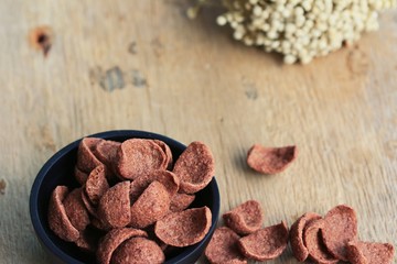 fresh milk chocolate corn flake
