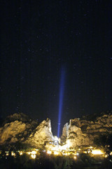 nite spotlight w stars