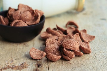 fresh milk chocolate corn flake