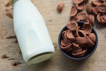 fresh milk chocolate corn flake