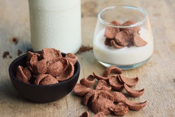 fresh milk chocolate corn flake