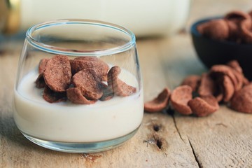 fresh milk chocolate corn flake