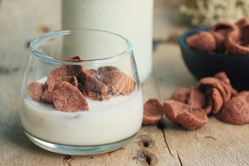fresh milk chocolate corn flake
