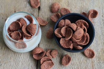 fresh milk chocolate corn flake