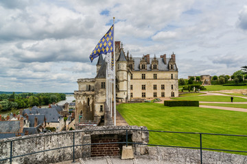 Obraz premium Chateau de Amboise (15th century). Amboise, Loire Valley, France