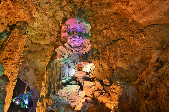 Caves in Guilin, Guangxi Provine, China