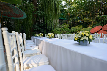 white chair
