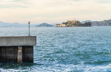 Alcatraz prison Island in San Franciso USA