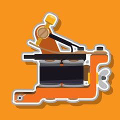 Induction tattoo machine. Tattoo Accessory.