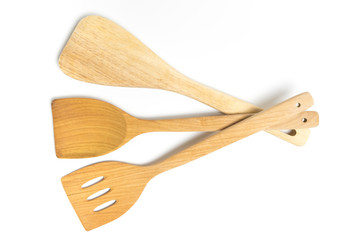 Top view flippers or spades isolated on white background