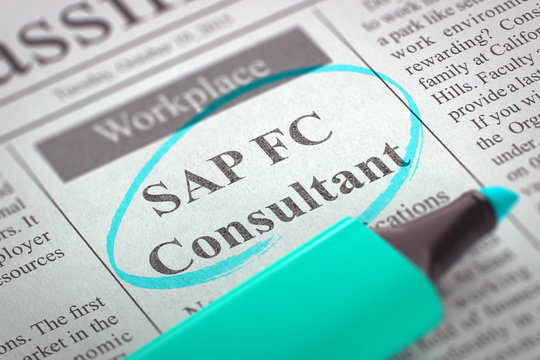SAP FC Consultant Hiring Now. 3D.