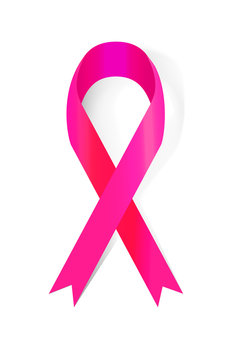Pink Ribbon. The International Symbol of the Fight Against Breas