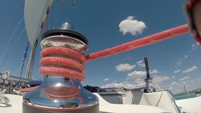 particolare winch
