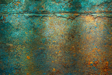 Rusty metal texture or rusty metal background. Grunge retro vintage of rusty metal plate for design with copy space for text or image.