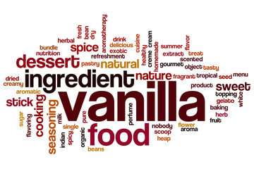 Vanilla word cloud