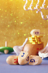 Image of jewish holiday Hanukkah