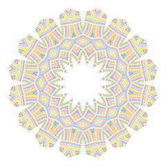 Abstract colorful shape