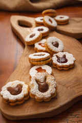 pastry mignon with cream