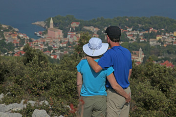 Fototapeta na wymiar helene n patrick n losinj