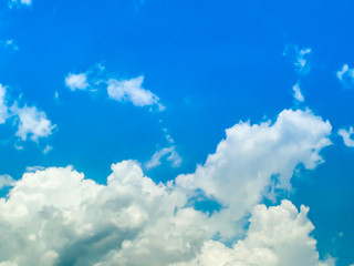 white cloud blue sky and heaven