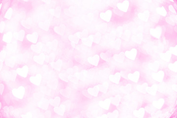 イルミネーション　ハート形　ピンク