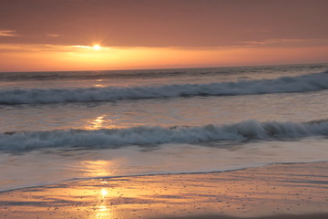 Fototapeta premium Sonnenuntergang an der Costa de la Luz