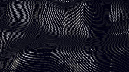 soft carbon fiber background 3d illustration