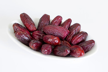 Plate of dates for iftar in Ramadan