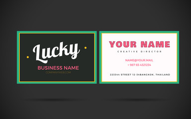 Modern Business card Design Template