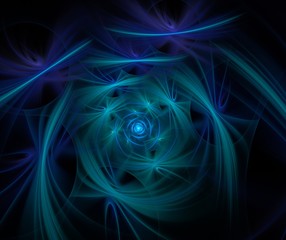 abstract fluffy fractal computer generated image, background for text labels