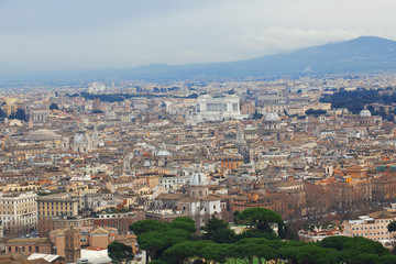 Fototapeta na wymiar Panorama Rzymu