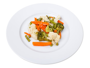 Delicious mixed vegetables.