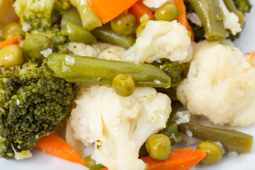 Delicious mixed vegetables.