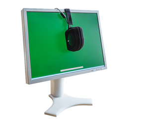 Калибровка монитора. Зеленый экран