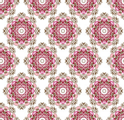 Seamless floral ornamental vector background. For wallpaper pattern, surface textures ornament, fabric textile pattern