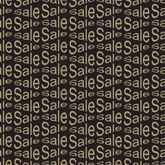 Sale Seamless Pattern Bakcground.