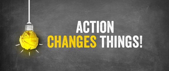 Action change things - obrazy, fototapety, plakaty