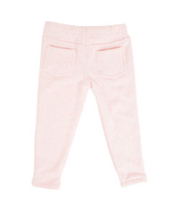 Cotton pink sport pants for childrens.
