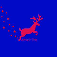 Reindeer with stars