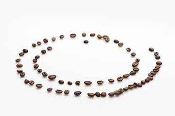 Roasted coffee beans