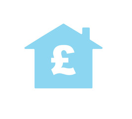 Vector graphics of a house and a pound symbol