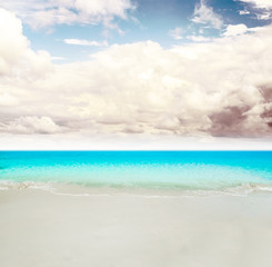Sky and island beach