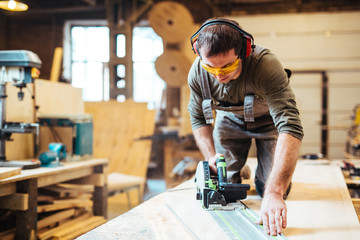 Processing wooden board