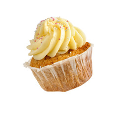 Strawberry cupcakes with butter cream